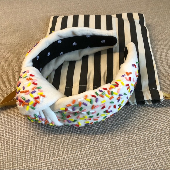 Lele Sadoughi Buttercream Birthday Cake Knotted Headband - Picture 3 of 6